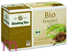 Bünting Tee Fenchel Kräutertee 20 x 2,5g Teebeutel, Bio
